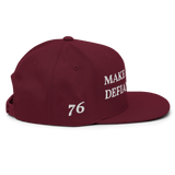 Make America Defiant Again 24 snapback hat