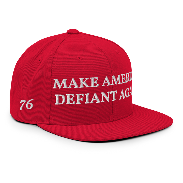 Make America Defiant Again 24 snapback hat