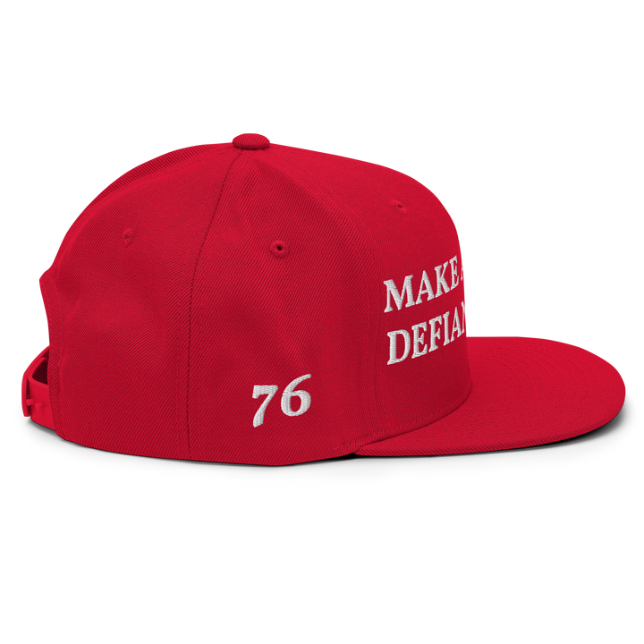 Make America Defiant Again 24 snapback hat