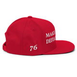 Make America Defiant Again 24 snapback hat