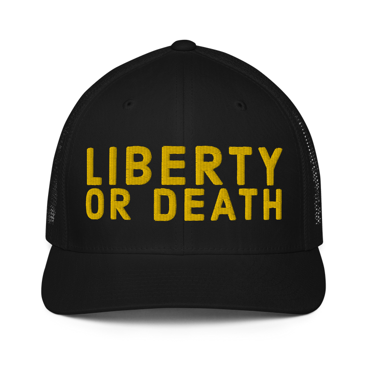 Liberty or Death flex-fit trucker