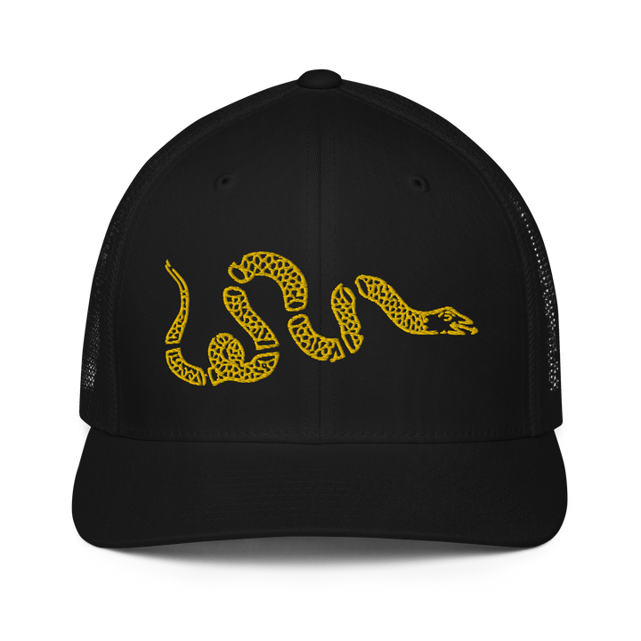 Snake flex-fit trucker