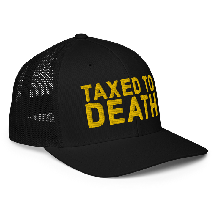 Taxed to Death flex-fit trucker
