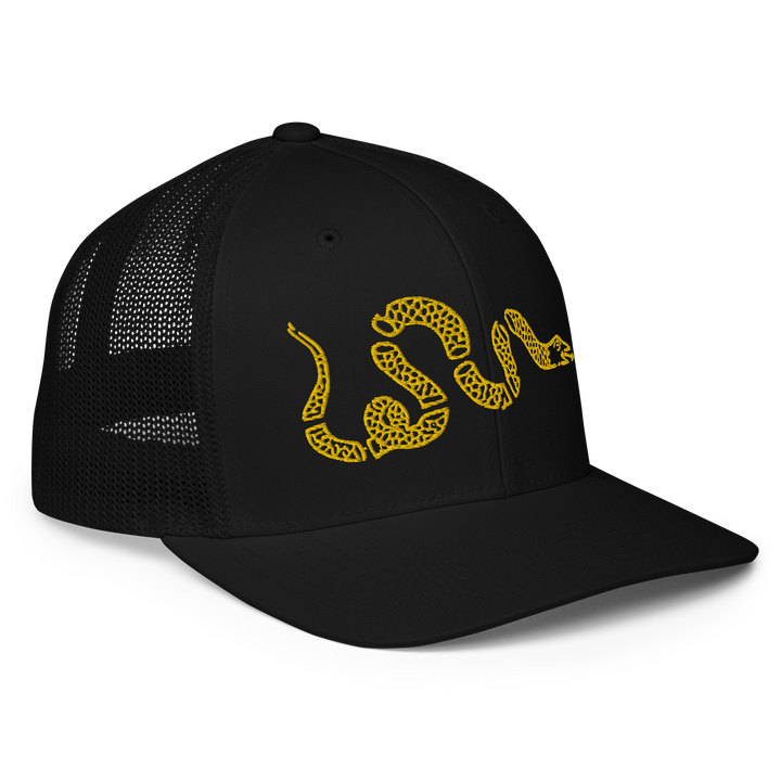 Snake flex-fit trucker