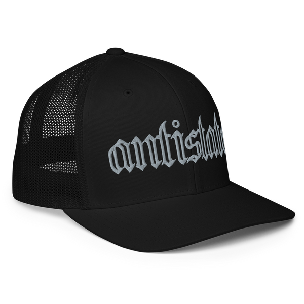 Skeletonized flex-fit trucker cap