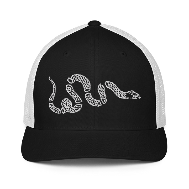 Snake flex-fit trucker