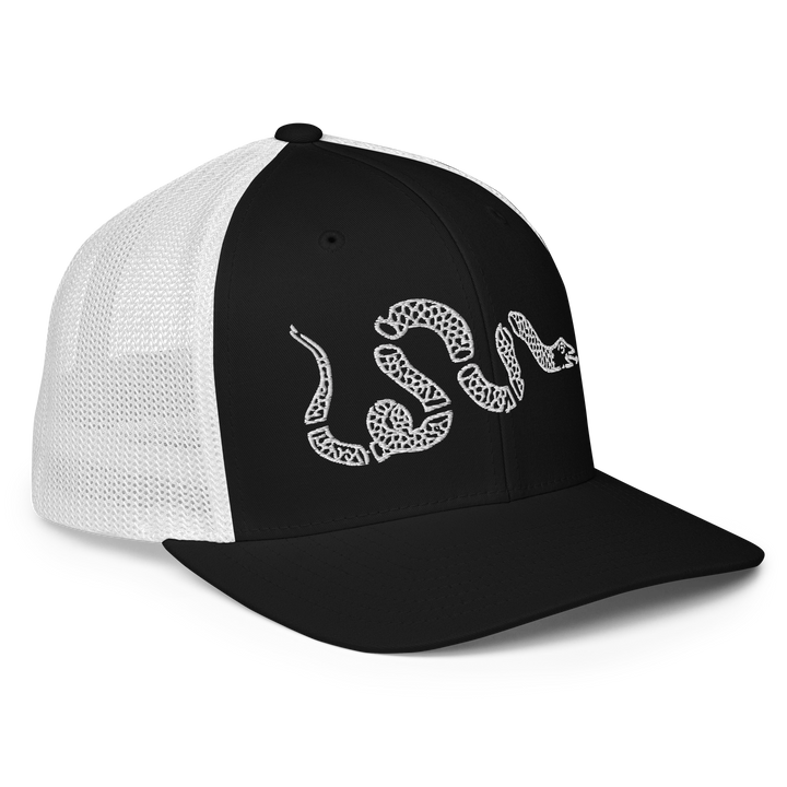 Snake flex-fit trucker