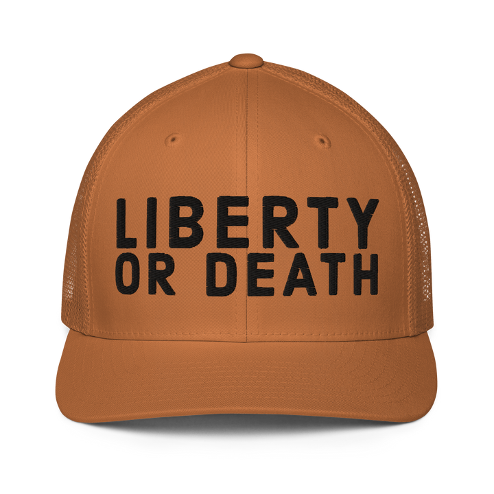 Liberty or Death flex-fit trucker
