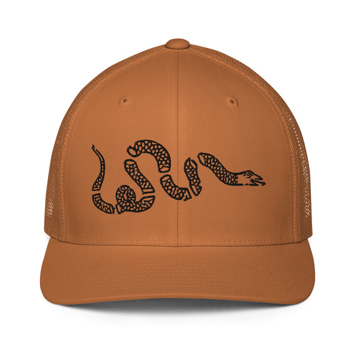 Snake flex-fit trucker