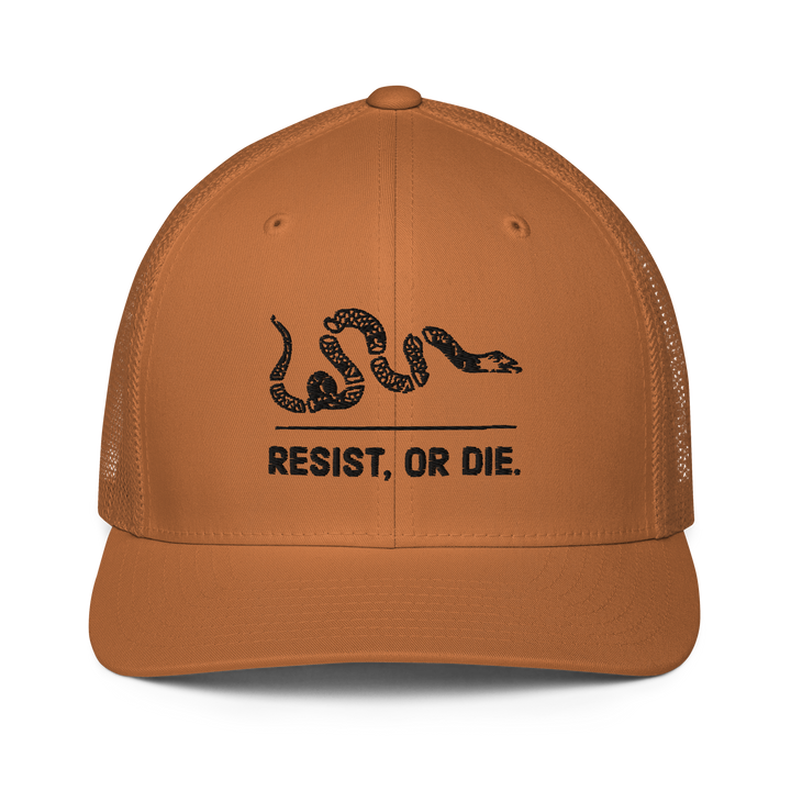 Resist, or Die flex-fit trucker