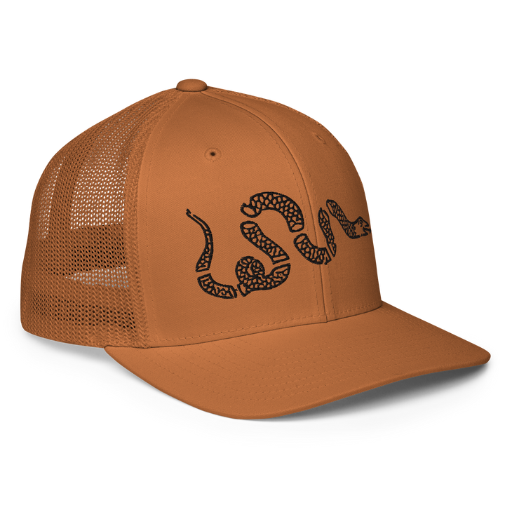 Snake flex-fit trucker