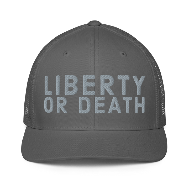 Liberty or Death flex-fit trucker