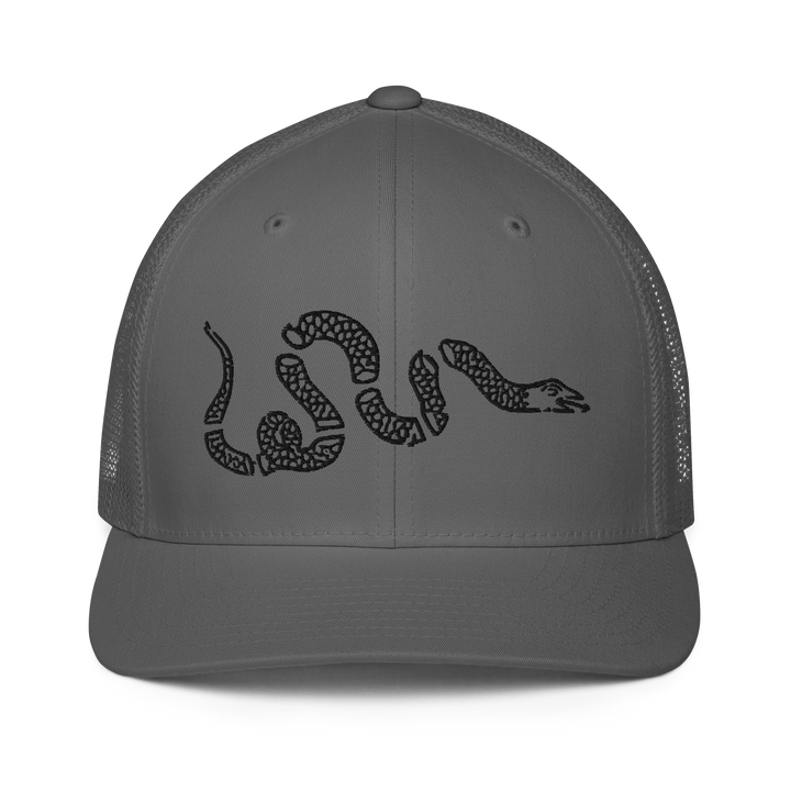 Snake flex-fit trucker