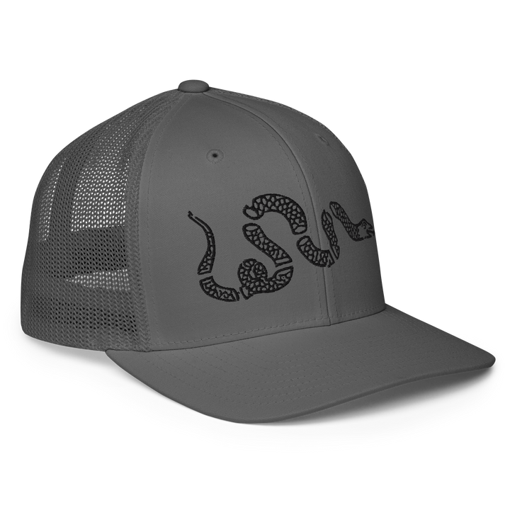 Snake flex-fit trucker