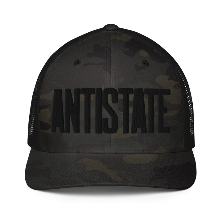 Stone flex-fit trucker