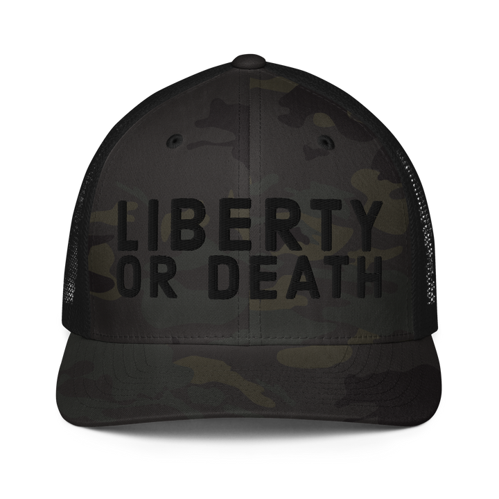 Liberty or Death flex-fit trucker