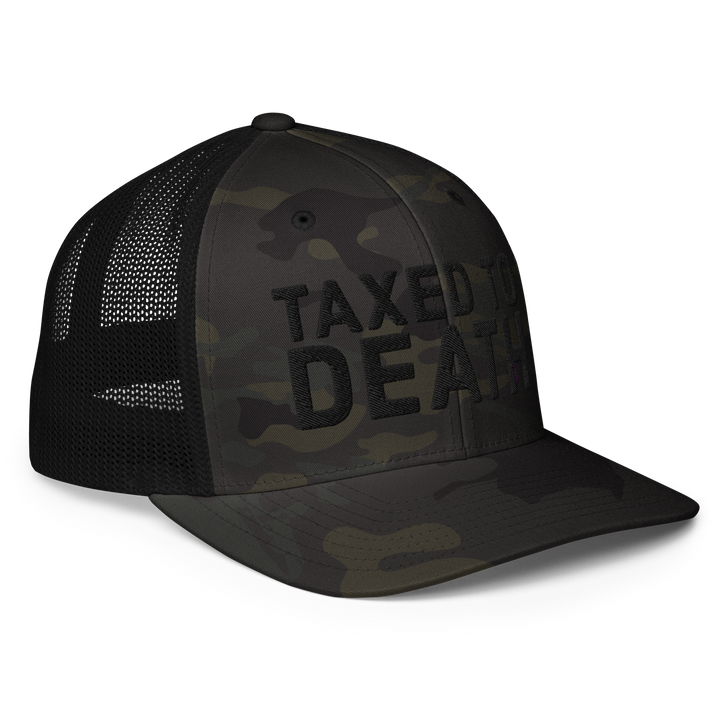 Taxed to Death flex-fit trucker
