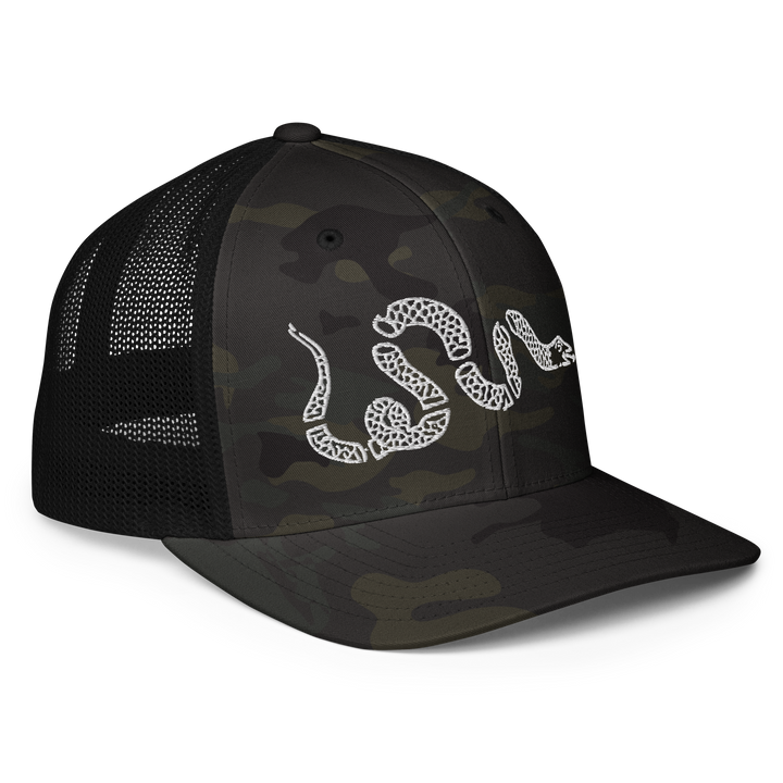 Snake flex-fit trucker