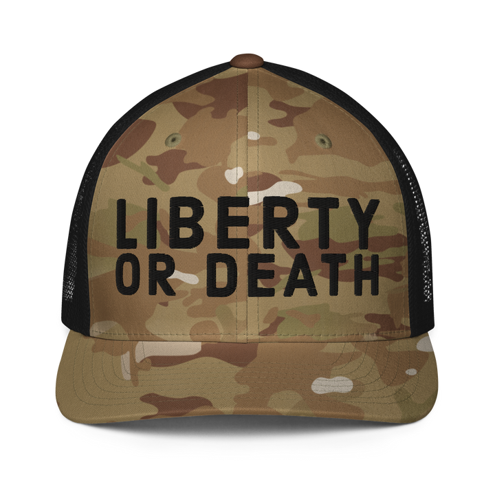 Liberty or Death flex-fit trucker