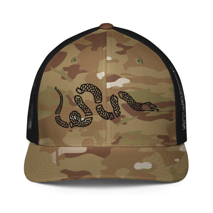 Snake flex-fit trucker