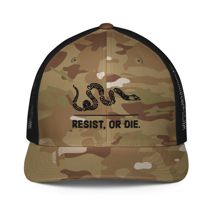 Resist, or Die flex-fit trucker