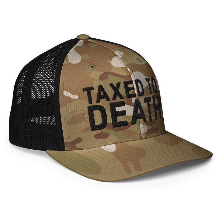 Taxed to Death flex-fit trucker