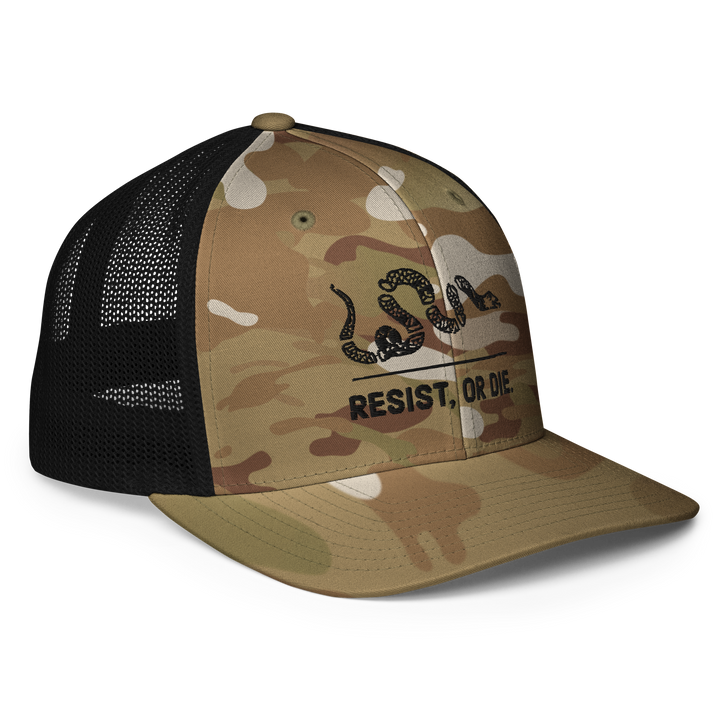 Resist, or Die flex-fit trucker