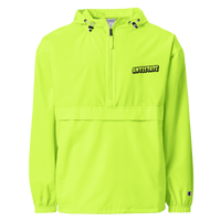 Creepy hi-vis Champion windbreaker