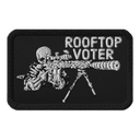 Rooftop Voter 24 iron-on patch