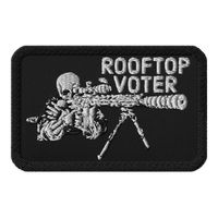 Rooftop Voter 24 iron-on patch
