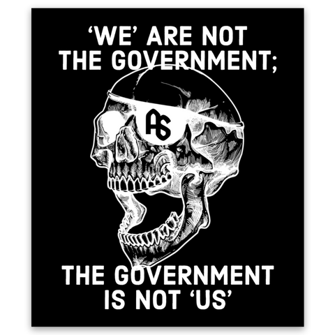 Gov't is Not Us Decals