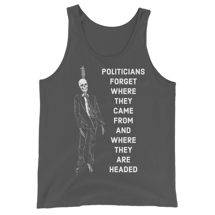 Politicians Forget basic tank top