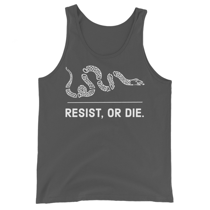 Resist, or Die basic tank top