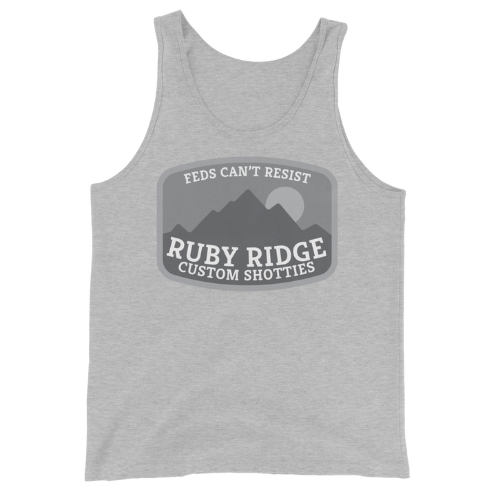 Ruby Ridge (subdued) basic tank top