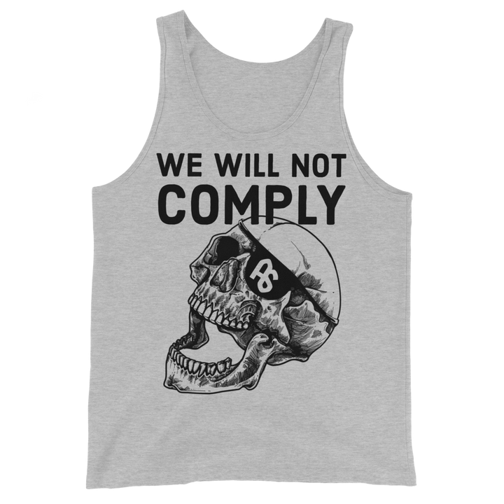 We Will Not Comply basic tank top