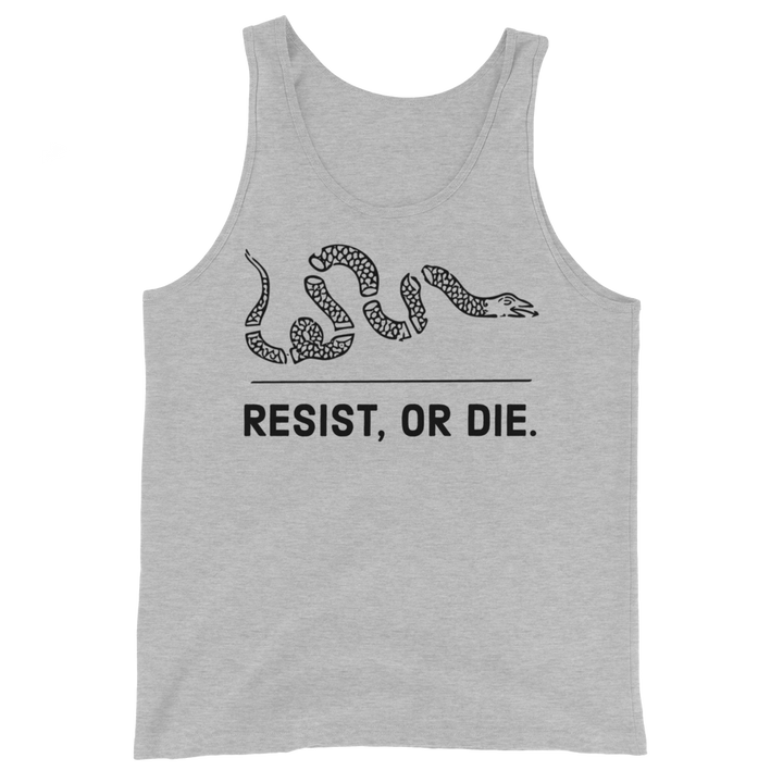 Resist, or Die basic tank top