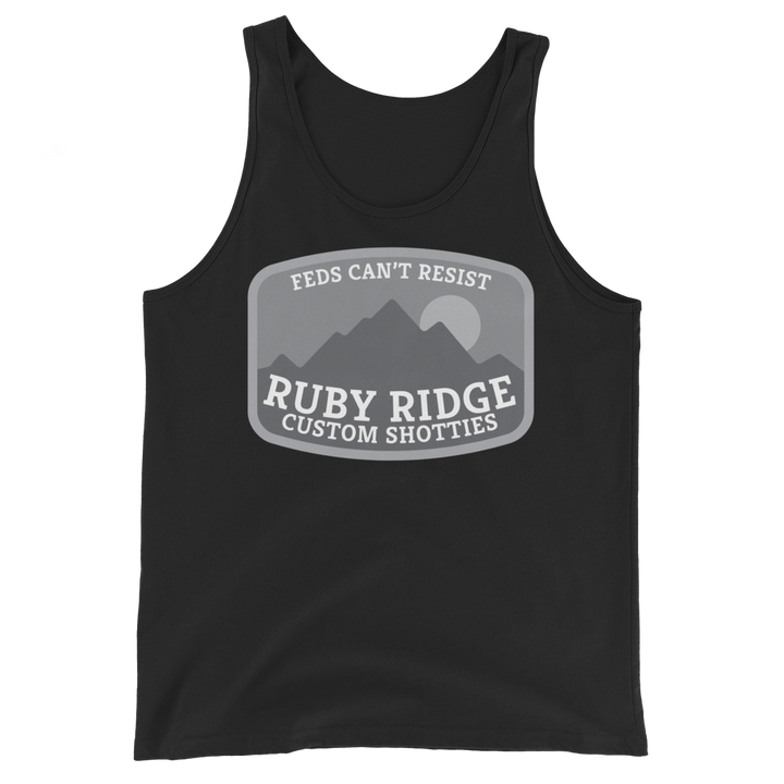 Ruby Ridge (subdued) basic tank top