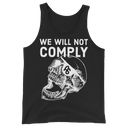 We Will Not Comply basic tank top