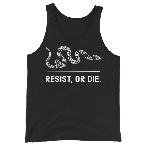 Resist, or Die basic tank top