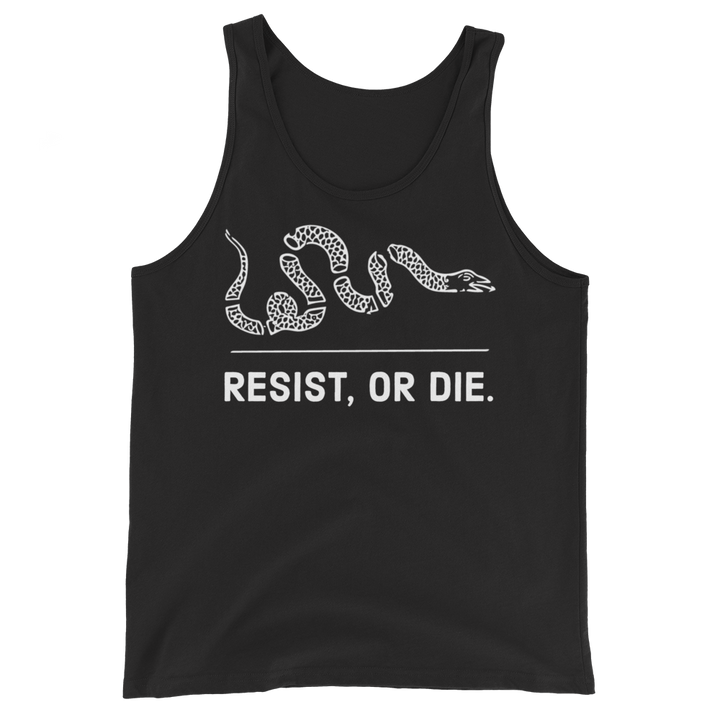 Resist, or Die basic tank top