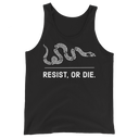 Resist, or Die basic tank top