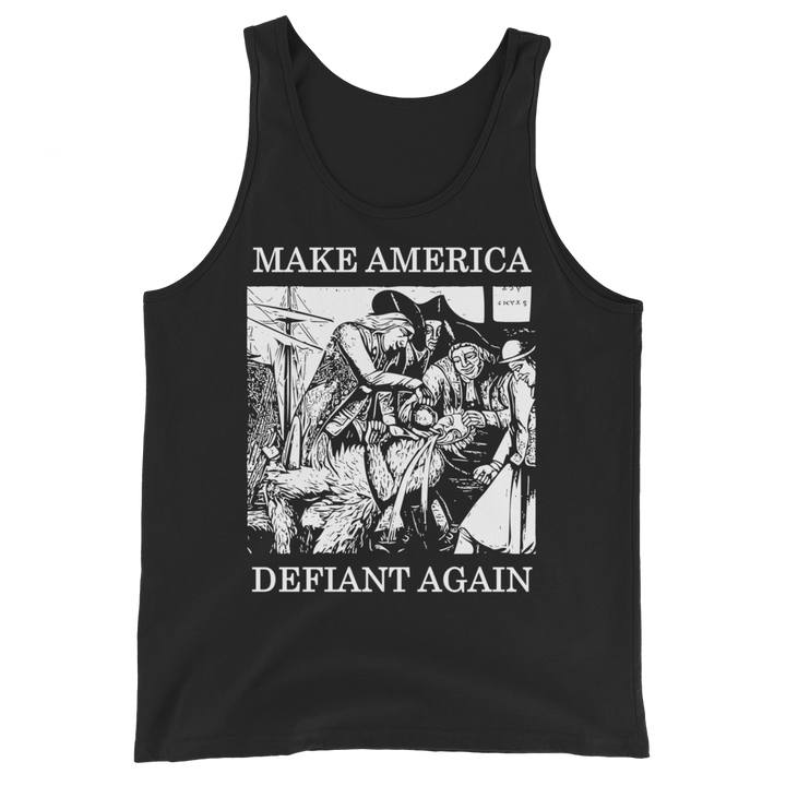 Make America Defiant Again 22 basic tank top