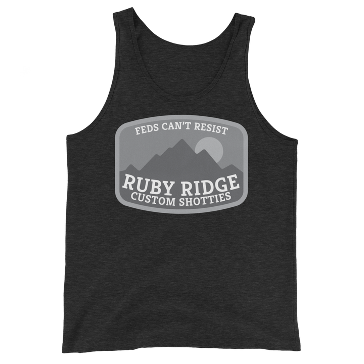 Ruby Ridge (subdued) basic tank top