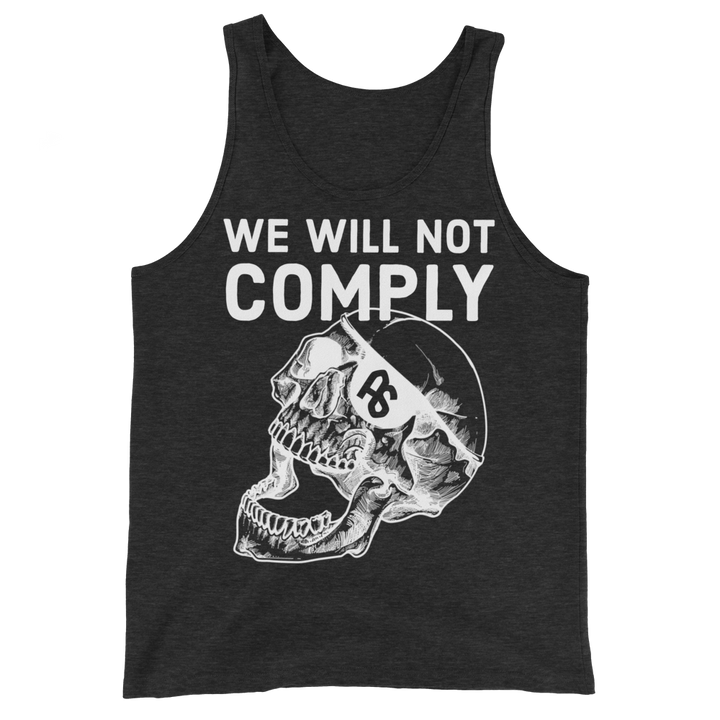 We Will Not Comply basic tank top