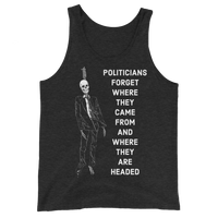 Politicians Forget basic tank top