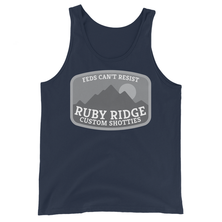 Ruby Ridge (subdued) basic tank top