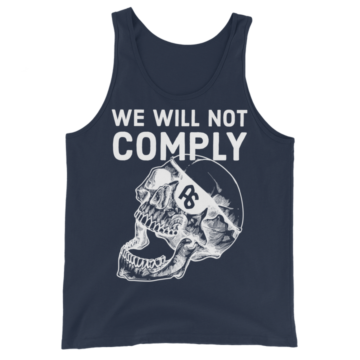 We Will Not Comply basic tank top