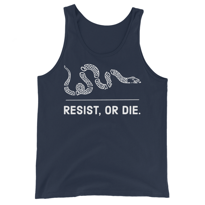 Resist, or Die basic tank top
