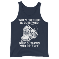 Only Outlaws Will Be Free basic tank top