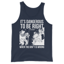 Dangerous to be Right basic tank top